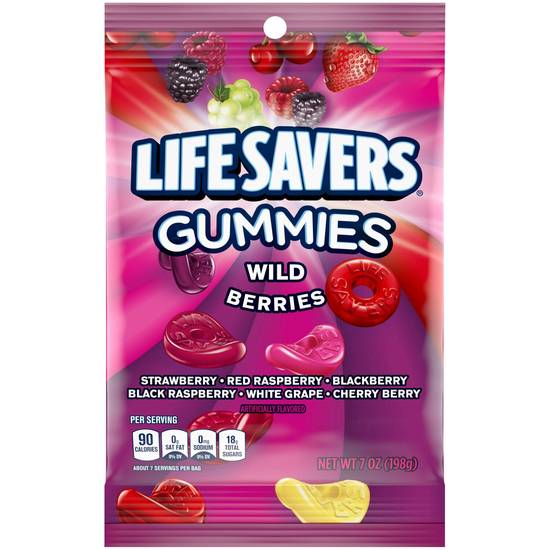 Order LIFE SAVERS Gummy Candy, Wild Berries, 7 oz Bag food online from Cvs store, SUNNYVALE on bringmethat.com