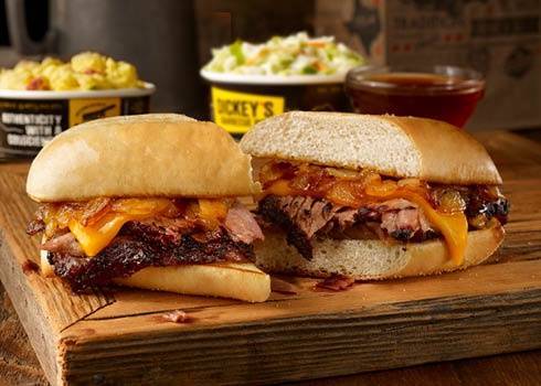 Order Pit Dip Sandwich Plate food online from Dickey Barbecue Pit store, Orlando on bringmethat.com