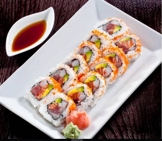 Order Sunset Roll food online from Akashi Japanese Restaurant store, Miami on bringmethat.com