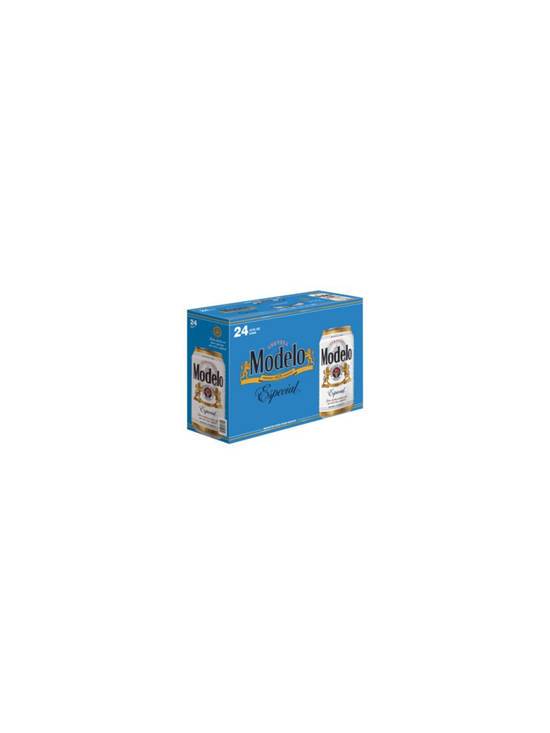 Order Modelo Especial 24pk 12 OZ Can  (4.4 % ABV) food online from Chevron Extramile store, W Sacramento on bringmethat.com