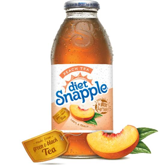 Order Diet Peach Tea Snapple food online from Little Lois Cafe store, Salem on bringmethat.com