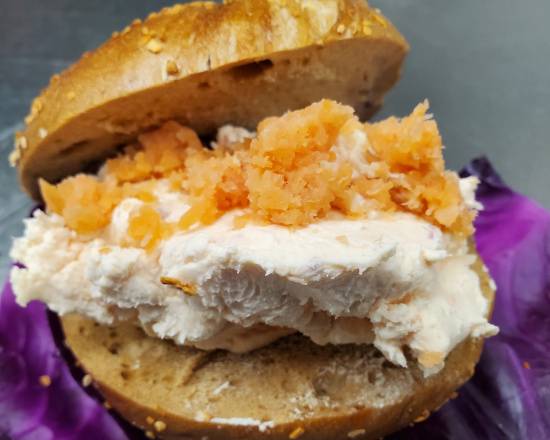 Order Lox Spread on a Bagel food online from Long Island Bagel Cafe store, Scarsdale on bringmethat.com