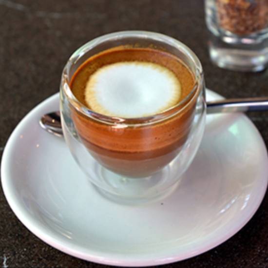 Order Macchiato food online from Black Elephant Coffee store, Los Angeles on bringmethat.com