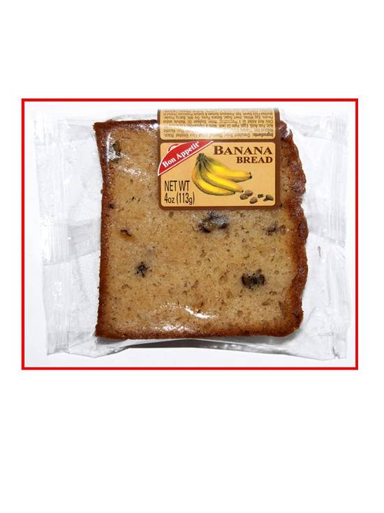 Order Bon Appetite Banana Nut Cake 4 OZ food online from Chevron Extramile store, San Francisco on bringmethat.com