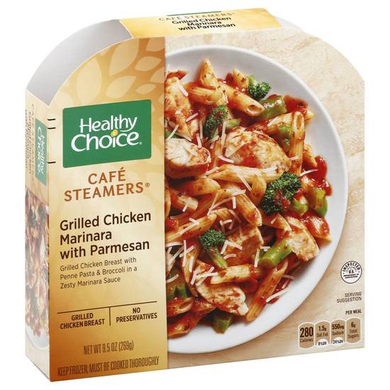 Order Healthy Choice Frozen Cafe Steamers Grilled Chicken Marinara Meal 9.5oz food online from Everyday Needs by Gopuff store, Baton Rouge on bringmethat.com