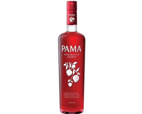 Order Pama Pomegranate, 750mL other (17% ABV) food online from Woodbury Wine & Spirits store, ORLANDO on bringmethat.com