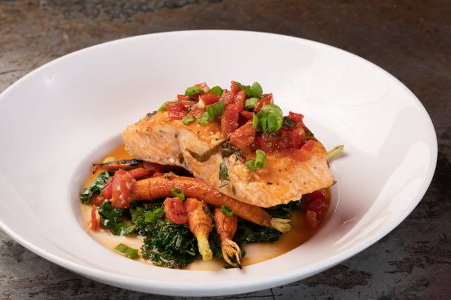 Order Pan Seared Salmon Filet food online from Home store, Los Angeles on bringmethat.com