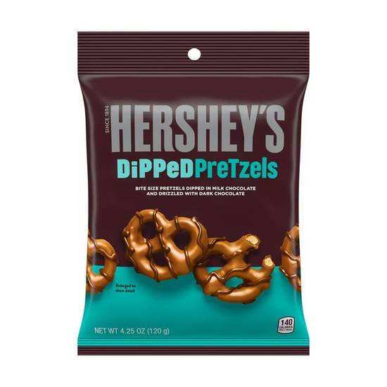 Order Hershey Chocolate Dipped Pretzels 4.25oz food online from Wawa store, Downingtown on bringmethat.com