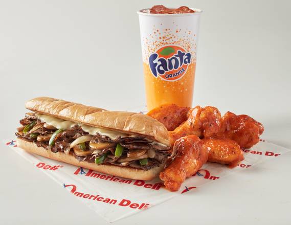 Order Combo Philly Steak food online from American Deli store, Columbia on bringmethat.com
