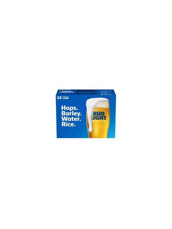 Order Bud Light 12pk 12 OZ Can  (4.2 % ABV) food online from Chevron Extramile store, W Sacramento on bringmethat.com