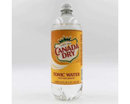 Order Canada Dry Tonic Water 1 Liter  food online from Fresko Market store, Miami on bringmethat.com