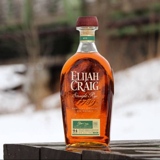 Order Elijah Craig - Straight Rye food online from Santa Monica Liquor store, Santa Monica on bringmethat.com