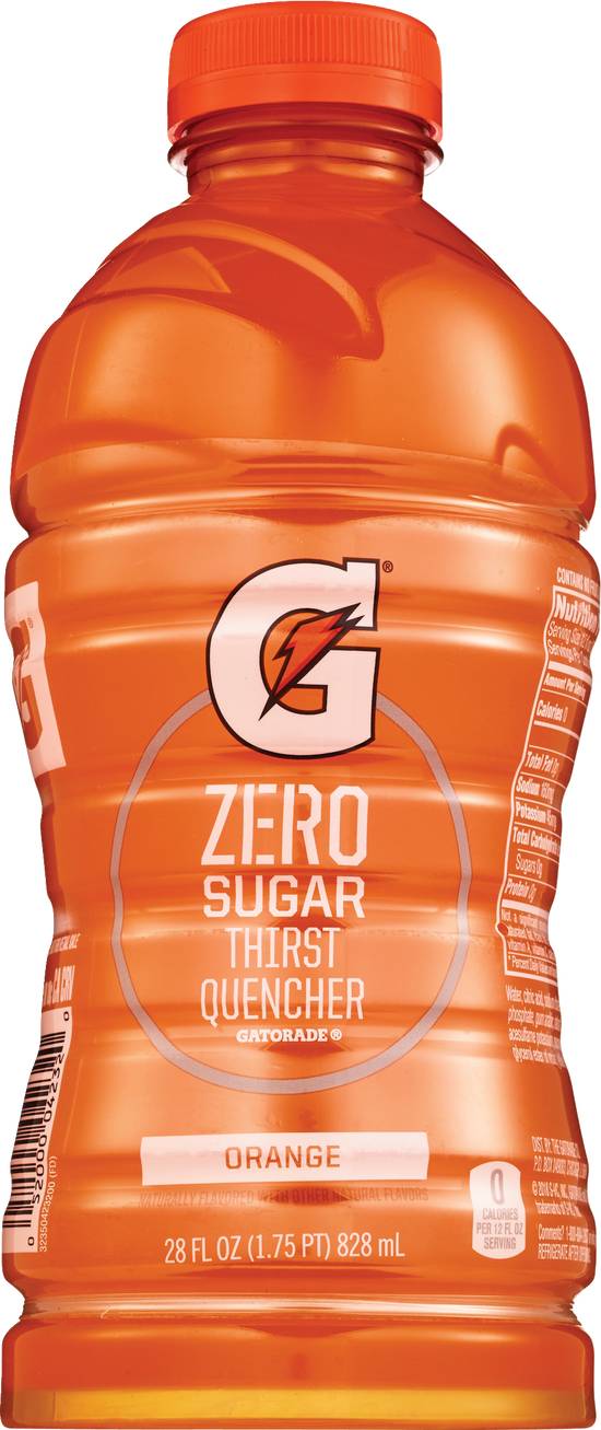 Order Gatorade Zero Sugar Thirst Quencher Drink, Orange, 28 OZ food online from Cvs store, WAKEFIELD on bringmethat.com
