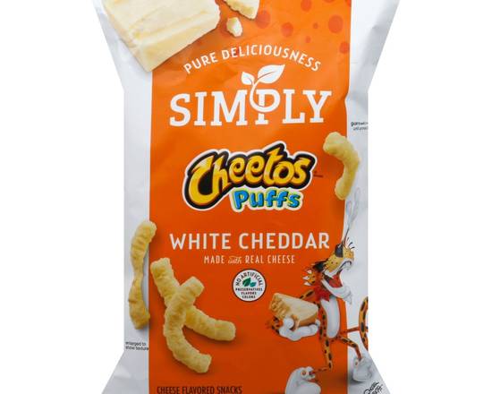 Order Cheetos Simply Organic White Chedder Puffs 2.5oz food online from Fresko Market store, Miami on bringmethat.com