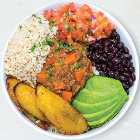 Order Vegan Picadillo Bowl food online from Carrot Express store, Weston on bringmethat.com