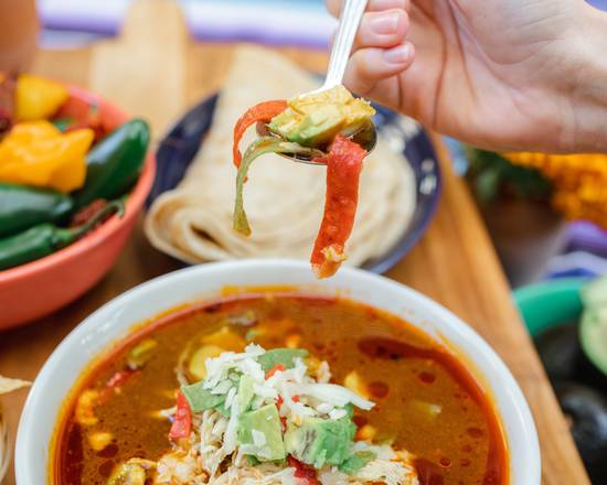Order Famous Tortilla Soup food online from Cafe Coyote store, San Diego on bringmethat.com