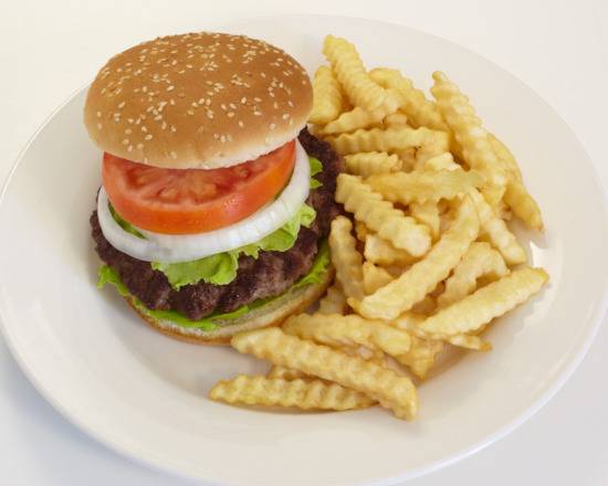 Order HAMBURGER  food online from L&L Hawaiian Bbq store, Palo Alto on bringmethat.com