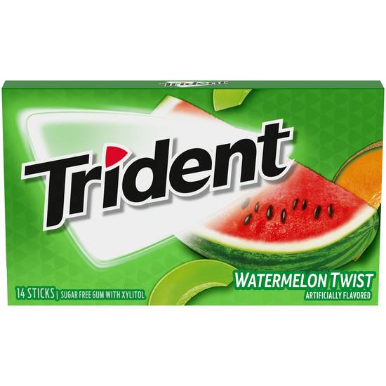 Order Trident Sugar Free Gum, Watermelon Twist, 14 CT food online from Cvs store, MARTINEZ on bringmethat.com