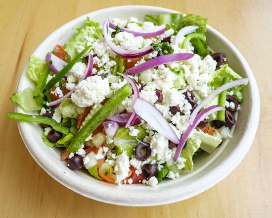 Order Greek Salad food online from Souvlaki Bar store, Alexandria on bringmethat.com