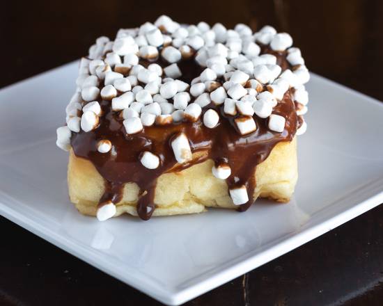 Order Marshmallow Chocolate Doughnut food online from Belle Kitchen store, Oklahoma City on bringmethat.com