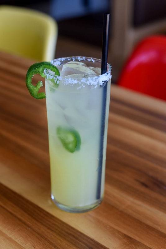 Order Spicy Pineapple Margarita food online from Kerbey Lane Cafe store, Austin on bringmethat.com