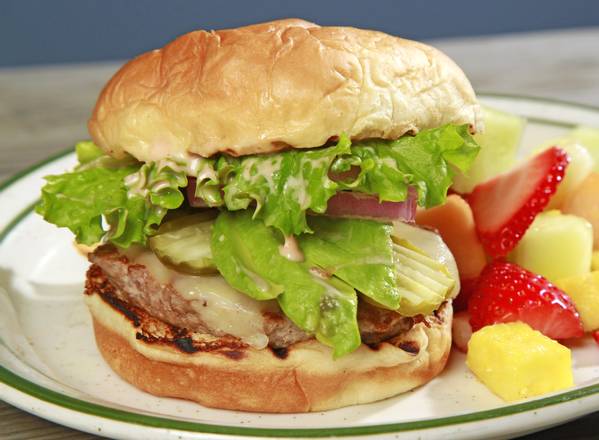 Order Mama’s Turkey Burger food online from Mama On 39 store, Huntington Beach on bringmethat.com