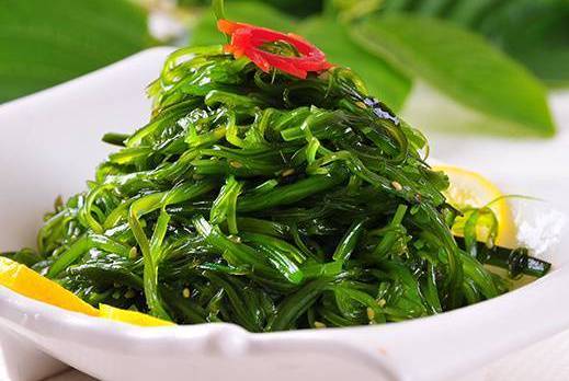 Order Chuka Wakame (Seasoned Sesame Seaweed Salad) (海带丝沙拉) food online from Burger Now store, Cherry Hill on bringmethat.com