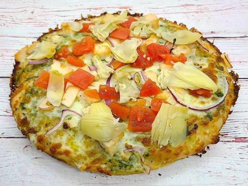Order Garlic Chicken Pesto food online from Selma Chicago Pizzeria store, Rancho Santa Margarita on bringmethat.com