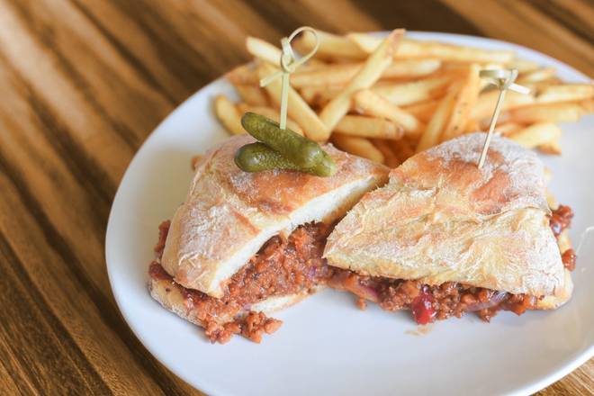 Order Vegan BBQ Sandwich (VG) food online from Kerbey Lane Cafe store, Austin on bringmethat.com