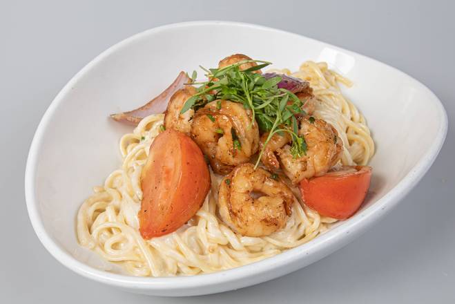 Order Sauteed-Tossed Noodles With Shrimp  food online from Bocas Grill store, Miami on bringmethat.com