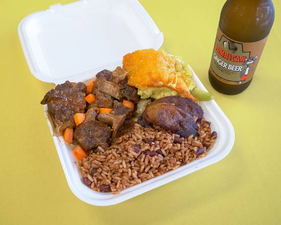Order Braised Oxtail and Bean food online from Mama Caribbean Grill store, Decatur on bringmethat.com