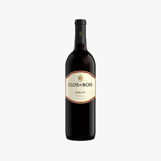 Order Clos Du Bois Merlot food online from Santa Monica Liquor store, Santa Monica on bringmethat.com