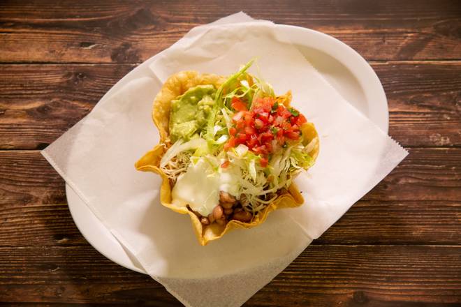 Order Taco Salad food online from Taqueria El Sol store, San Francisco on bringmethat.com