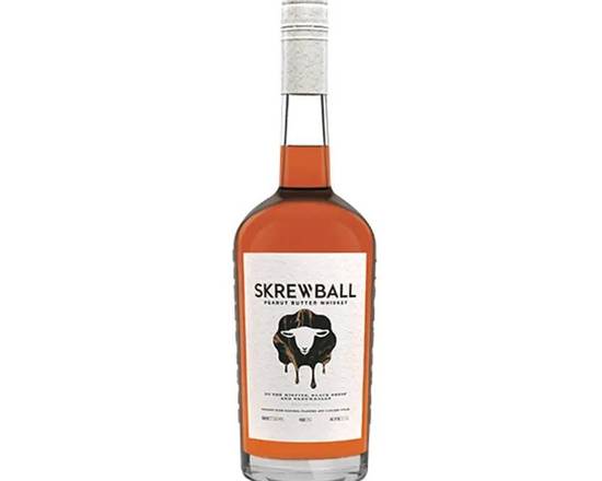 Order Skrewball Peanut Butter, 750mL whiskey (35% ABV) food online from Woodbury Wine & Spirits store, ORLANDO on bringmethat.com