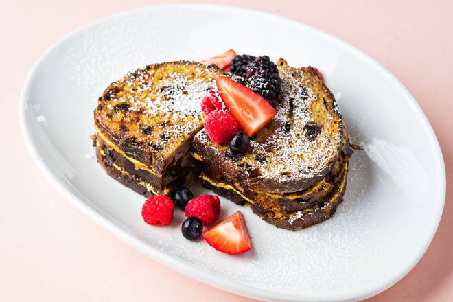 Order Blueberry French Toast food online from Noble Bowl store, Long Beach on bringmethat.com