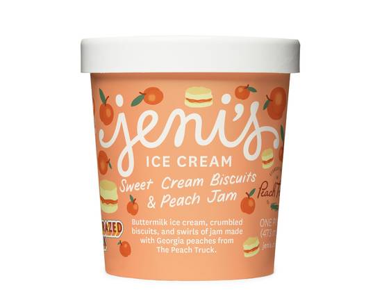 Order Jeni's Sweet Cream Biscuits and Peach Jam food online from All Day Kitchen store, San Francisco on bringmethat.com