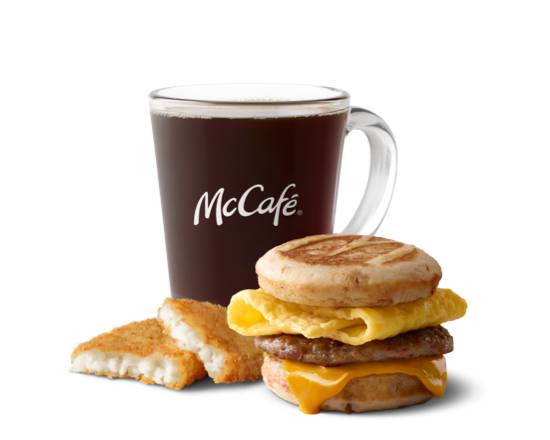 Order Sausage Egg Cheese McGriddle Meal food online from McDonald's store, Chesnee on bringmethat.com