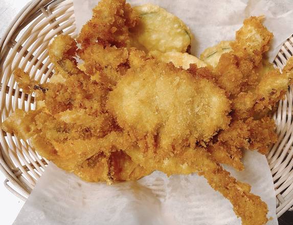Order Soft Shell Crab Tempura food online from Shogun Japanese Restaurant store, Palm Harbor on bringmethat.com