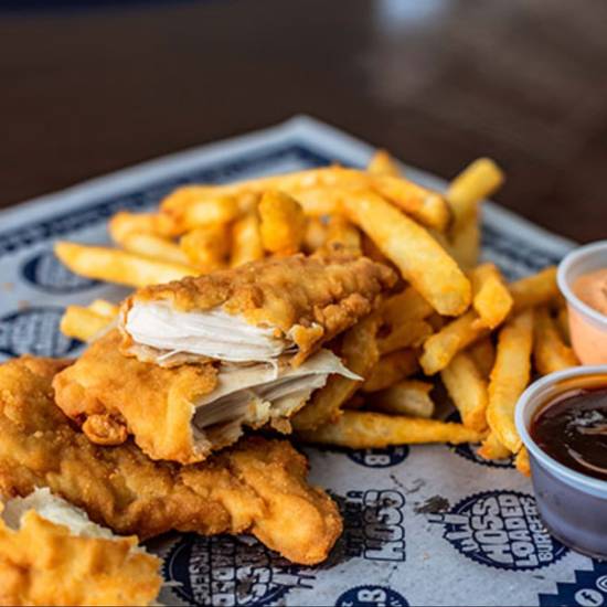Order 4 Tenders and Fries food online from Hoss Loaded Burgers store, Nolensville on bringmethat.com