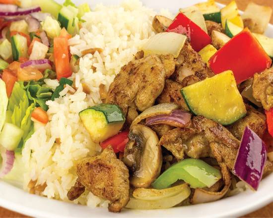 Order Chicken Saute food online from Dlara Mediterranean Grill store, Auburn on bringmethat.com