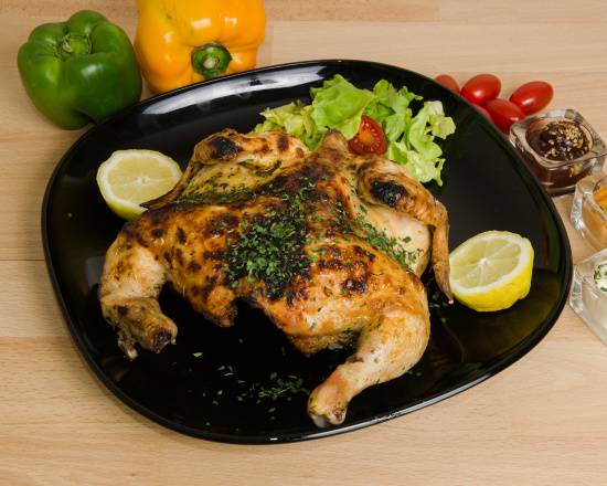 Poulet entier braisé