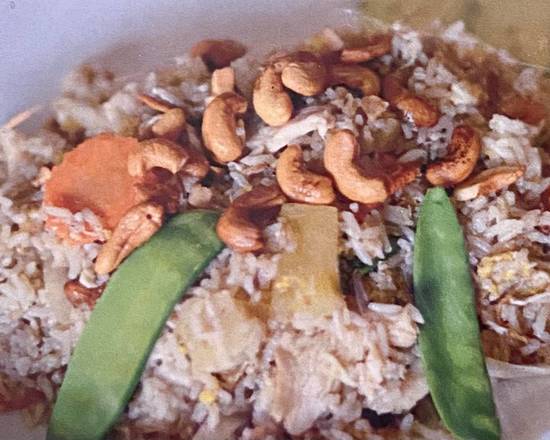 Order Pineapple Fried Rice food online from The Blue Elephant Restaurant store, Saint Louis on bringmethat.com