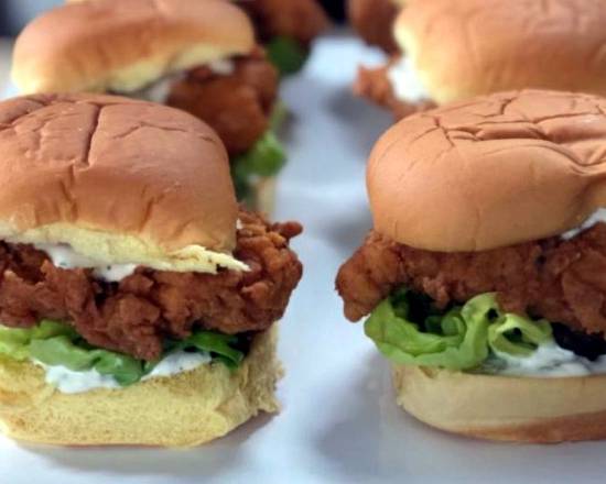 Order Chicken Fried Sandwich food online from Asana Cafe store, Tulsa on bringmethat.com