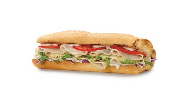Order Turkey Ranch and Swiss Sub food online from Quiznos Grill store, Denver on bringmethat.com