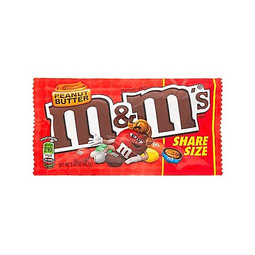 Order M&M Peanut Butter Share Size (2.83 OZ) 134125 food online from Bevmo! store, Albany on bringmethat.com