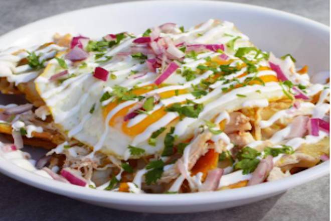 Order Chilaquiles Bowl food online from Broken Yolk Cafe store, San Marcos on bringmethat.com
