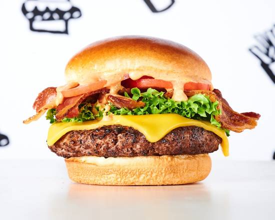 Order Vagabond Cheeseburger food online from Outlaw Burger store, Raleigh on bringmethat.com