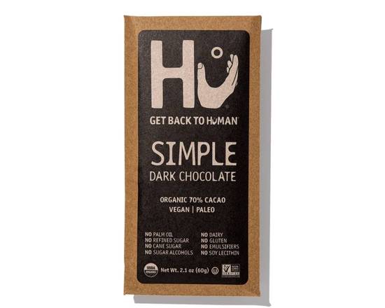 Order Simple Dark Chocolate Bar (HU) food online from Organico store, Los Angeles on bringmethat.com
