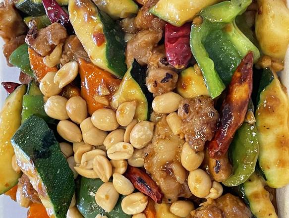Order Kung Pao Chicken food online from Lee's BBQ + Boba store, Cudahy on bringmethat.com