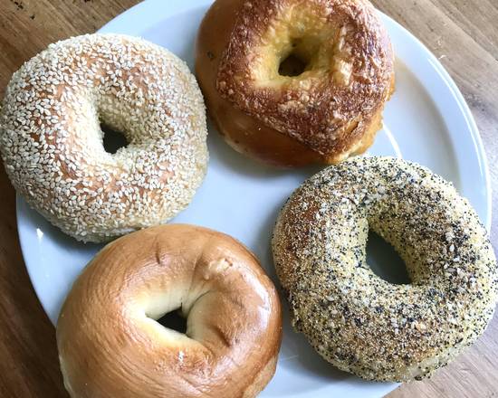 Order Bagel food online from V Cafe store, Los Angeles on bringmethat.com
